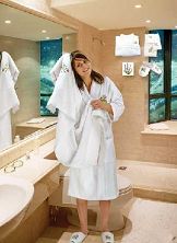 Terry bath robe 